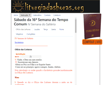 Tablet Screenshot of liturgiadashoras.org